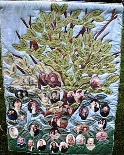 Emroidered familytree