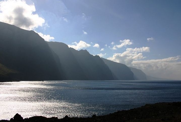Cliffs Tenerife Huge coastal cliffs Tenerife