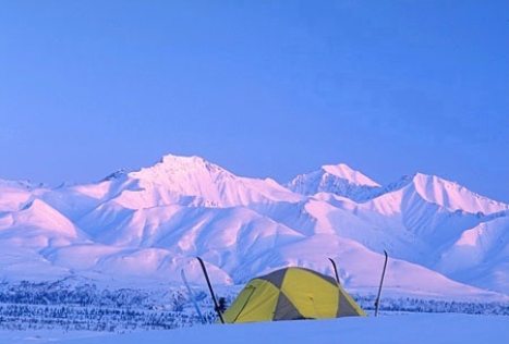 Winter Camping at Eureka Glacier