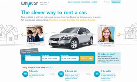 WhipCar car rental