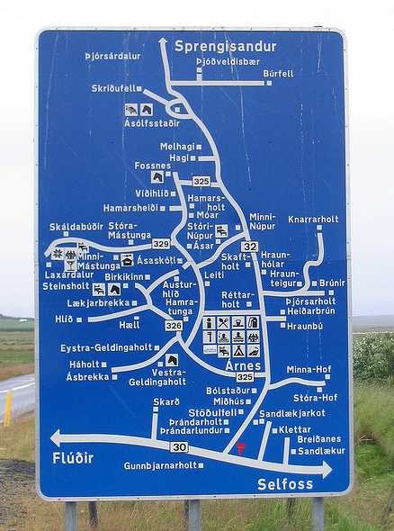 Iceland sign