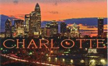 Charlotte Cityscape at Night